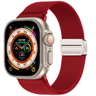 Double Magnetic Buckle Elastic Nylon Watch Band, For Apple Watch 49mm / 46mm / 45mm / 44mm, For Apple Watch 42mm / 41mm / 40mm / 38mm - DealBuddy