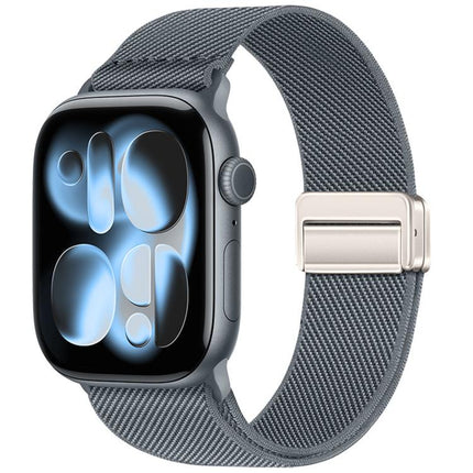 Double Magnetic Buckle Elastic Nylon Watch Band, For Apple Watch 49mm / 46mm / 45mm / 44mm, For Apple Watch 42mm / 41mm / 40mm / 38mm - DealBuddy