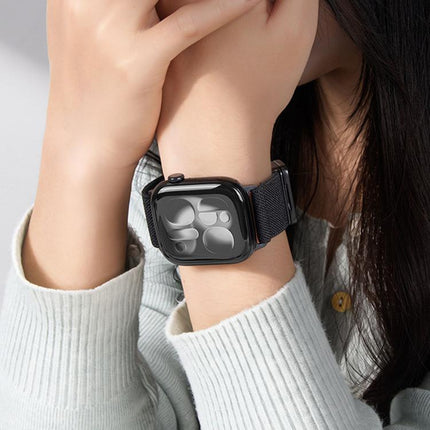 Double Magnetic Buckle Elastic Nylon Watch Band, For Apple Watch 49mm / 46mm / 45mm / 44mm, For Apple Watch 42mm / 41mm / 40mm / 38mm - DealBuddy