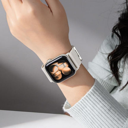 Double Magnetic Buckle Elastic Nylon Watch Band, For Apple Watch 49mm / 46mm / 45mm / 44mm, For Apple Watch 42mm / 41mm / 40mm / 38mm - DealBuddy