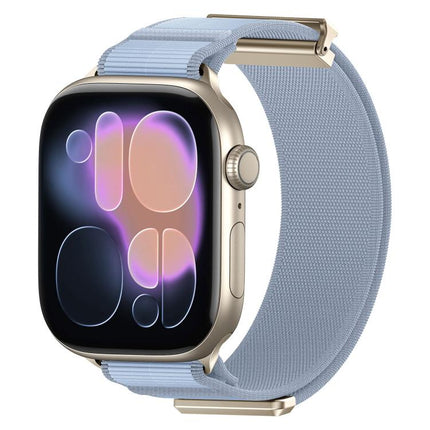 Double-Jointed Magnetic Metal-Tip Nylon Watch Band, For Apple Watch 49mm / 46mm / 45mm / 44mm, For Apple Watch 42mm / 41mm / 40mm / 38mm - DealBuddy