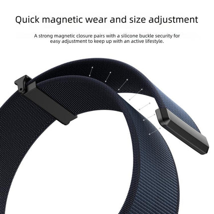 Double-Jointed Magnetic Metal-Tip Nylon Watch Band, For Apple Watch 49mm / 46mm / 45mm / 44mm, For Apple Watch 42mm / 41mm / 40mm / 38mm - DealBuddy