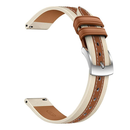 Composite Stitching Genuine Leather Watch Band, For Apple Watch 46mm / 49mm / 45mm / 44mm, For Apple Watch 42mm / 41mm / 40mm / 38mm - DealBuddy