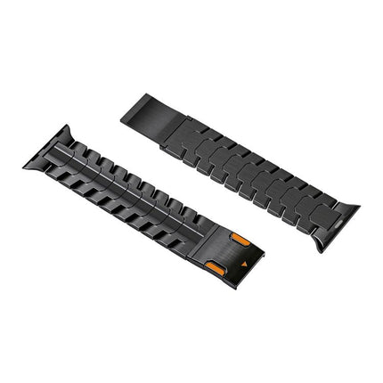 Iron Man Magnetic Titanium Metal Watch Band, For Apple Watch 46mm / 49mm / 45mm / 44mm - DealBuddy