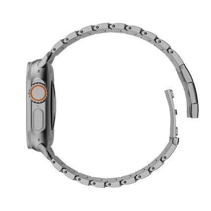 Iron Man Magnetic Titanium Metal Watch Band, For Apple Watch 46mm / 49mm / 45mm / 44mm - DealBuddy