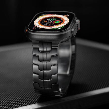 Iron Man Magnetic Titanium Metal Watch Band, For Apple Watch 46mm / 49mm / 45mm / 44mm - DealBuddy