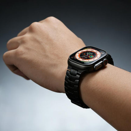 Iron Man Magnetic Titanium Metal Watch Band, For Apple Watch 46mm / 49mm / 45mm / 44mm - DealBuddy