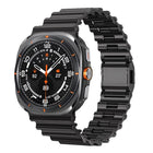 Ocean Wave Texture Magnetic Clasp Stainless Steel Watch Band, For Samsung Galaxy Watch Ultra 2025 / Ultra 47mm - DealBuddy