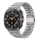 Ocean Wave Texture Magnetic Clasp Stainless Steel Watch Band, For Samsung Galaxy Watch Ultra 2025 / Ultra 47mm - DealBuddy