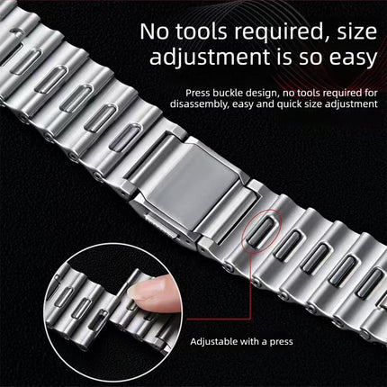 Ocean Wave Texture Magnetic Clasp Stainless Steel Watch Band, For Samsung Galaxy Watch Ultra 2025 / Ultra 47mm - DealBuddy