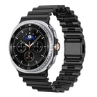 Ocean Wave Texture Magnetic Clasp Stainless Steel Watch Band, For Samsung Galaxy Watch8 / Watch8 Classic - DealBuddy
