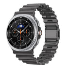 Ocean Wave Texture Magnetic Clasp Stainless Steel Watch Band, For Samsung Galaxy Watch8 / Watch8 Classic - DealBuddy