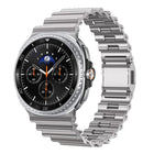 Ocean Wave Texture Magnetic Clasp Stainless Steel Watch Band, For Samsung Galaxy Watch8 / Watch8 Classic - DealBuddy