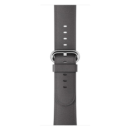 Classic Button Leather Wrist Strap Watch Band for Apple Watch Series 3 & 2 & 1 42mm