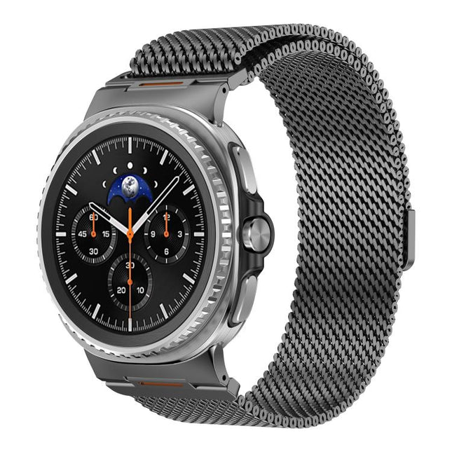 Vibrant Style Thick Mesh Milanese Magnetic Watch Band, For Samsung Galaxy Watch8 / Watch8 Classic - DealBuddy