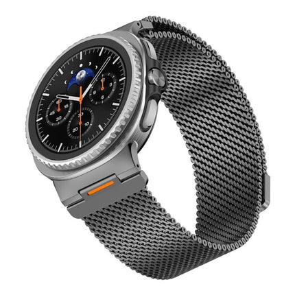 Vibrant Style Thick Mesh Milanese Magnetic Watch Band, For Samsung Galaxy Watch8 / Watch8 Classic - DealBuddy