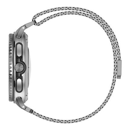 Vibrant Style Thick Mesh Milanese Magnetic Watch Band, For Samsung Galaxy Watch8 / Watch8 Classic - DealBuddy