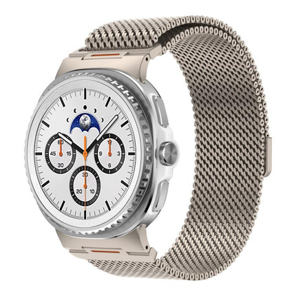 Vibrant Style Thick Mesh Milanese Magnetic Watch Band, For Samsung Galaxy Watch8 / Watch8 Classic - DealBuddy