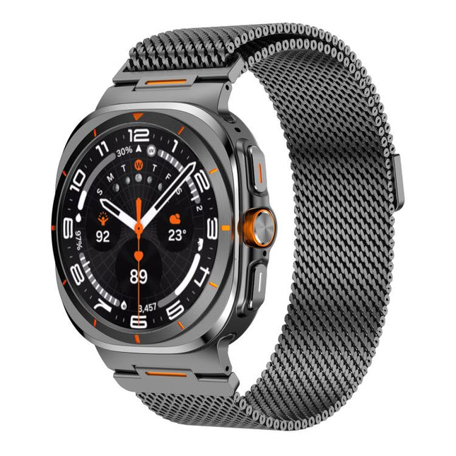 Vibrant Style Thick Mesh Milanese Magnetic Watch Band, For Samsung Galaxy Watch Ultra 2025 / Ultra 47mm - DealBuddy