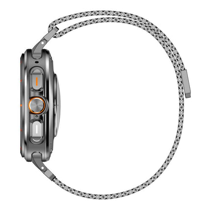 Vibrant Style Thick Mesh Milanese Magnetic Watch Band, For Samsung Galaxy Watch Ultra 2025 / Ultra 47mm - DealBuddy