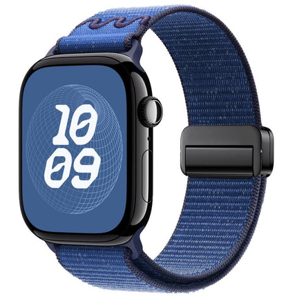 Magnetic Buckle Loop Nylon Watch Band, For Apple Watch 46mm / 49mm / 45mm / 44mm, For Apple Watch 42mm / 41mm / 40mm / 38mm - DealBuddy
