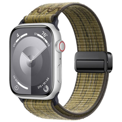Magnetic Buckle Loop Nylon Watch Band, For Apple Watch 46mm / 49mm / 45mm / 44mm, For Apple Watch 42mm / 41mm / 40mm / 38mm - DealBuddy