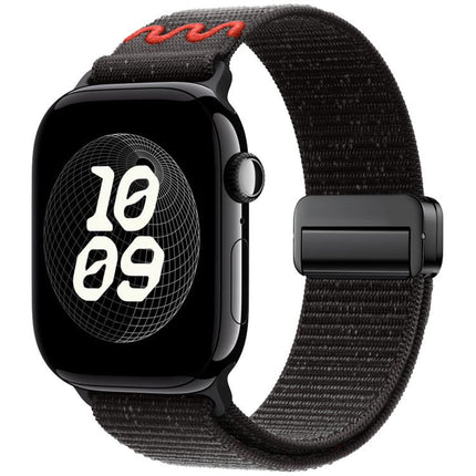 Magnetic Buckle Loop Nylon Watch Band, For Apple Watch 46mm / 49mm / 45mm / 44mm, For Apple Watch 42mm / 41mm / 40mm / 38mm - DealBuddy
