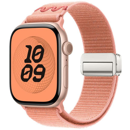 Magnetic Buckle Loop Nylon Watch Band, For Apple Watch 46mm / 49mm / 45mm / 44mm, For Apple Watch 42mm / 41mm / 40mm / 38mm - DealBuddy