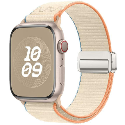 Magnetic Buckle Loop Nylon Watch Band, For Apple Watch 46mm / 49mm / 45mm / 44mm, For Apple Watch 42mm / 41mm / 40mm / 38mm - DealBuddy