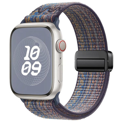 Magnetic Buckle Loop Nylon Watch Band, For Apple Watch 46mm / 49mm / 45mm / 44mm, For Apple Watch 42mm / 41mm / 40mm / 38mm - DealBuddy