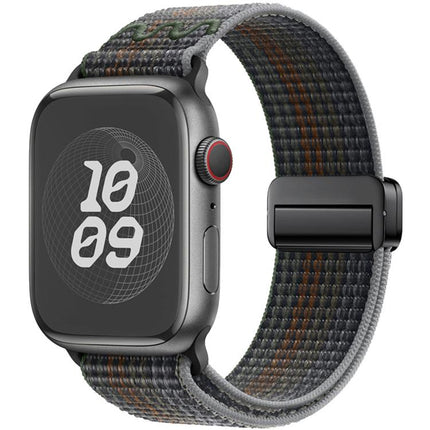 Magnetic Buckle Loop Nylon Watch Band, For Apple Watch 46mm / 49mm / 45mm / 44mm, For Apple Watch 42mm / 41mm / 40mm / 38mm - DealBuddy