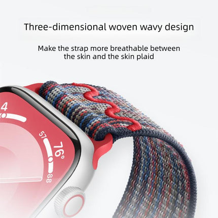 Magnetic Buckle Loop Nylon Watch Band, For Apple Watch 46mm / 49mm / 45mm / 44mm, For Apple Watch 42mm / 41mm / 40mm / 38mm - DealBuddy