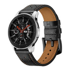 For Apply Samsung Galaxy Watch Active 22mm Leather Eyelet Sport Strap - DealBuddy