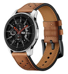 For Apply Samsung Galaxy Watch Active 22mm Leather Eyelet Sport Strap - DealBuddy