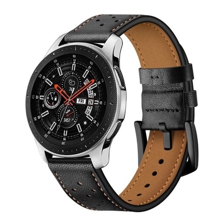 For Apply Samsung Galaxy Watch Active 20mm Leather Eyelet Sport Strap, SYA00477801EH, SYA00477801F, SYA00477801A, SYA00477801B, SYA00477801C, SYA00477801D - DealBuddy