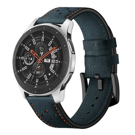 For Apply Samsung Galaxy Watch Active 20mm Leather Eyelet Sport Strap
