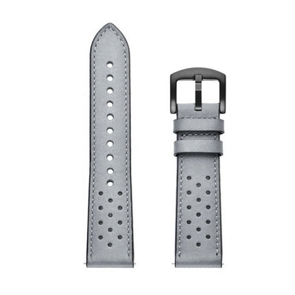 For Apply Samsung Galaxy Watch Active 20mm Leather Eyelet Sport Strap
