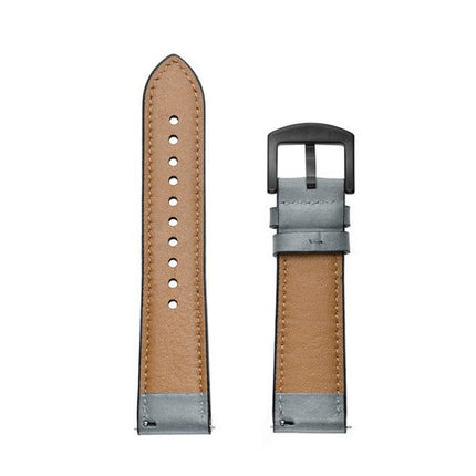 For Apply Samsung Galaxy Watch Active 20mm Leather Eyelet Sport Strap