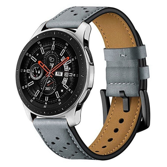 For Apply Samsung Galaxy Watch Active 20mm Leather Eyelet Sport Strap, SYA00477801EH, SYA00477801F, SYA00477801A, SYA00477801B, SYA00477801C, SYA00477801D - DealBuddy