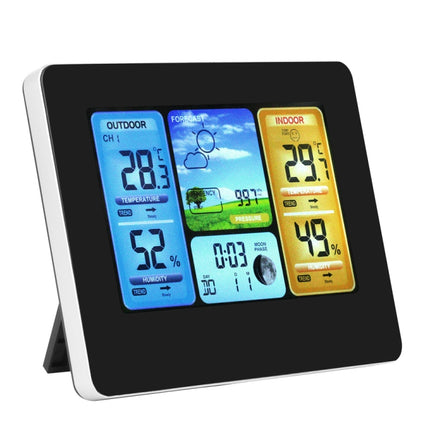 FJ3373   Weather Station Wireless Indoor Outdoor Sensor Multifunction Thermometer Hygrometer Digital Alarm Clock Barometer Forecast - DealBuddy