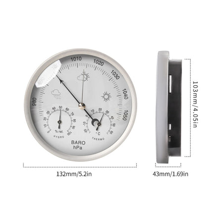 THB9392  Wall Mounted Digital Thermometer Hygrometer Household High Accuracy Pressure Gauge Air Weather Instrument Barometer