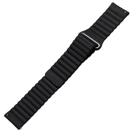 Suitable For Samsung Gear S2 / Active2 Smart Watch Strap Universal 20mm Magnetic Buckle Leather Replacement Wrist Strap