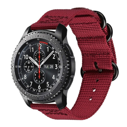 For Samsung Galaxy Watch Active 22mm / S3 Nylon Three-ring Strap, For Samsung Galaxy Watch Active 2 22mm / Gear S3 - DealBuddy