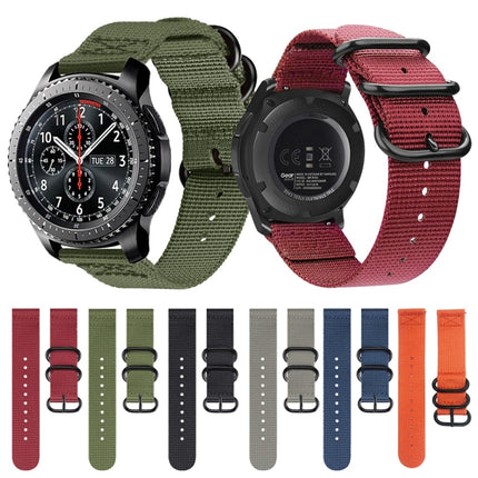 For Samsung Galaxy Watch Active 22mm / S3 Nylon Three-ring Strap, For Samsung Galaxy Watch Active 2 22mm / Gear S3 - DealBuddy