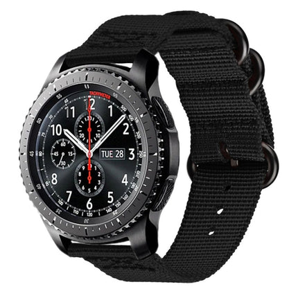 For Samsung Galaxy Watch Active 20mm S3 Nylon Three-ring Strap, For Samsung Galaxy Watch Active 2 20mm / Gear S3 - DealBuddy