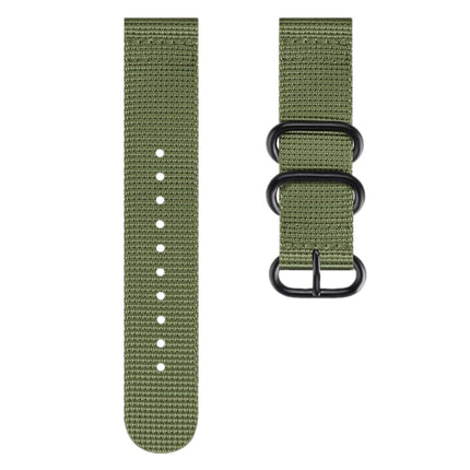 For Samsung Galaxy Watch Active 18mm S3 Nylon Three-ring Strap, For Samsung Galaxy Watch Active 2 18mm / Gear S3 - DealBuddy