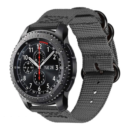 For Samsung Galaxy Watch Active 18mm S3 Nylon Three-ring Strap, For Samsung Galaxy Watch Active 2 18mm / Gear S3 - DealBuddy