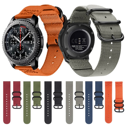 For Samsung Galaxy Watch Active 18mm S3 Nylon Three-ring Strap, For Samsung Galaxy Watch Active 2 18mm / Gear S3 - DealBuddy