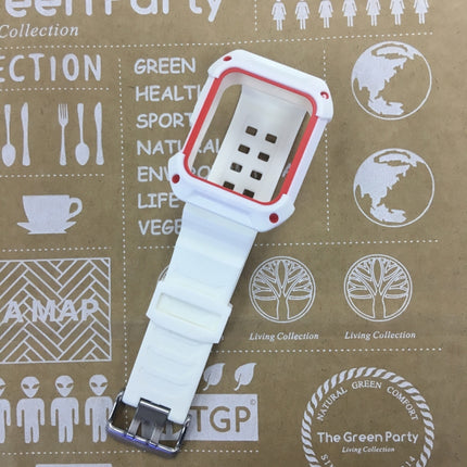 For Apple Watch 3 / 2 / 1  Generation  42mm All-In-One Silicone Strap - DealBuddy