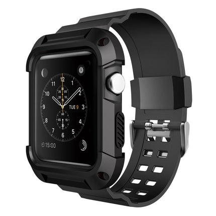 For Apple Watch 3 / 2 / 1  Generation  42mm All-In-One Silicone Strap - DealBuddy